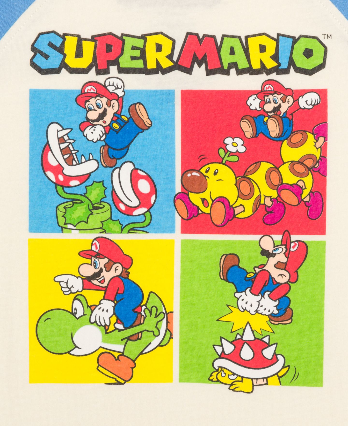 Футболка Mario Bros. Super Mario Playing Short-Sleeve T-Shirt для мальчиков-малышей, цвет: Белый — фото 3