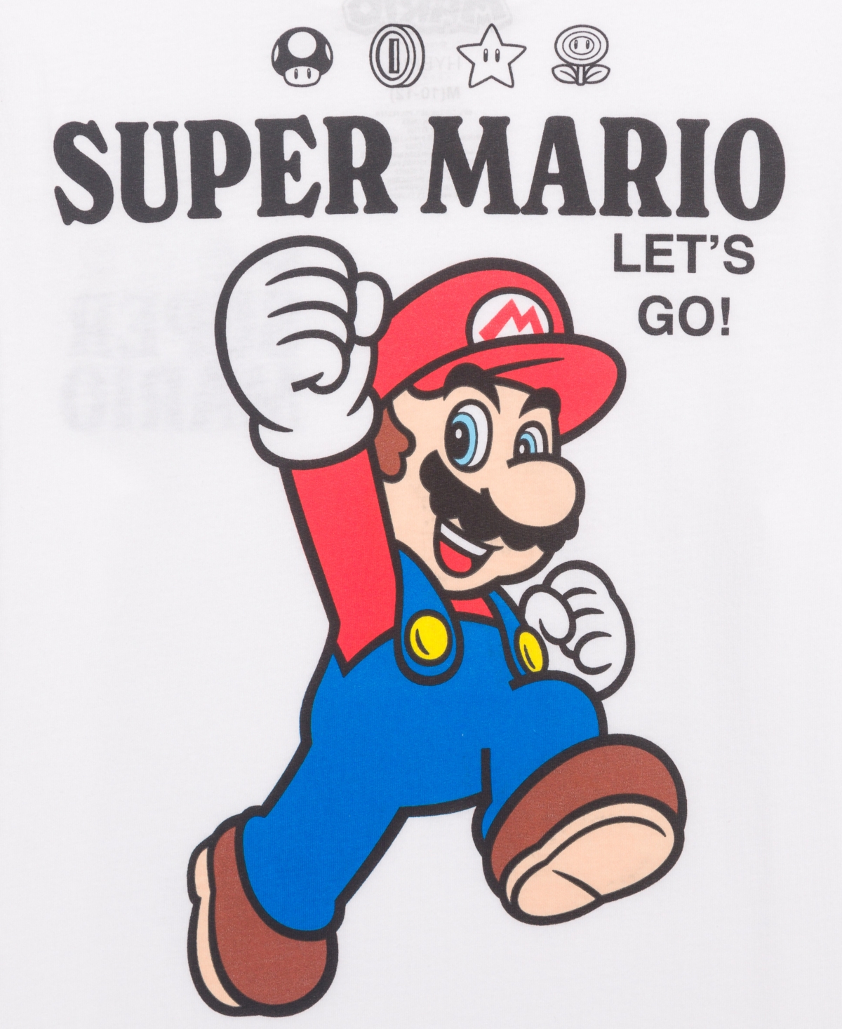 Mario Bros. Boys' 5-20 Lets Go Short-Sleeve T-Shirt