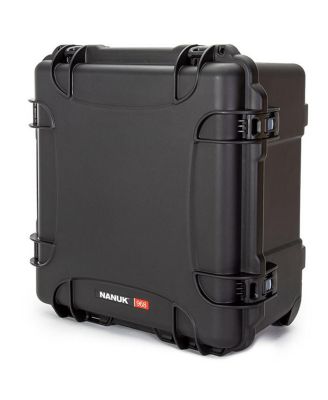 Wheeled Series 968 Lightweight NK-7 Resin Waterproof Hard Case without Foam Insert, Black