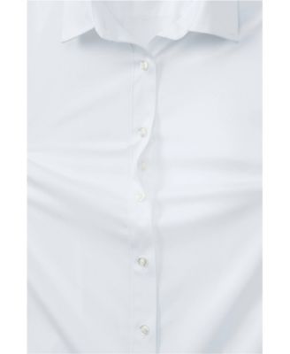 Women's No Gape Short Sleeve Stretch Shirt