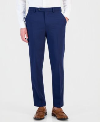 Men's Slim-Fit Spandex Super-Stretch Suit Pants