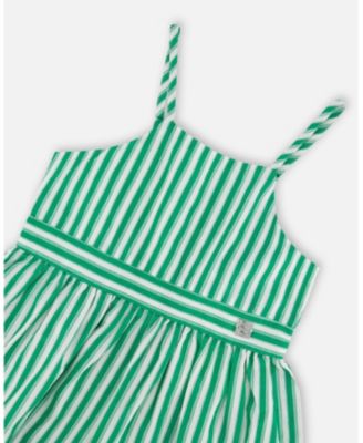 little and Big Girls Cotton Sundress Stripes
