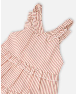 Toddler Girls Poplin and Chambray Dress