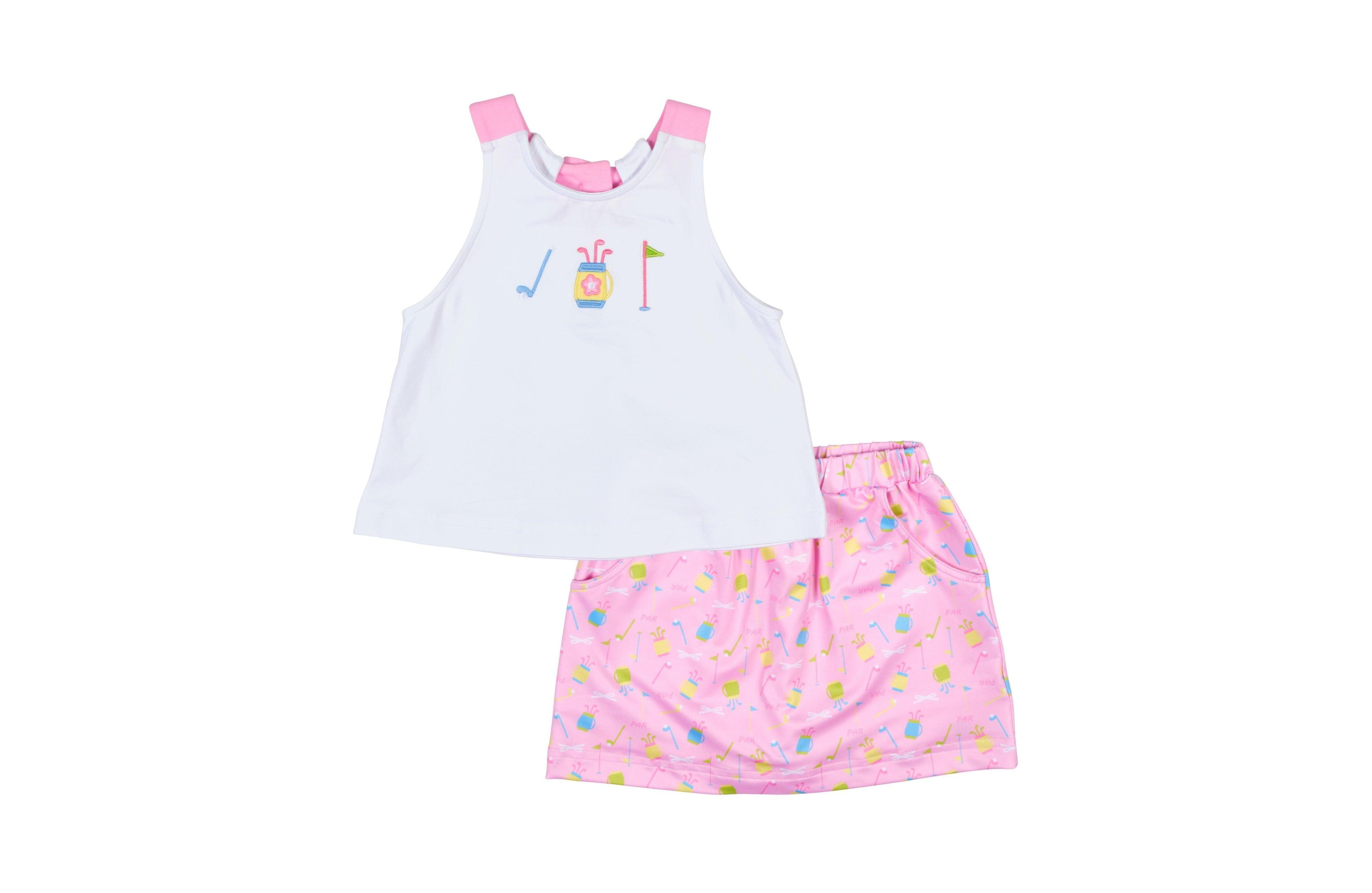 Florence Eiseman Top And Skort Set With Golf
