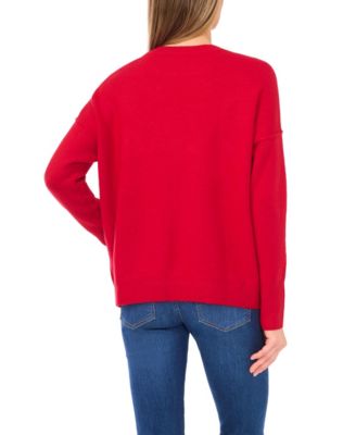 Women's Cursive Love Embroidered Sweater