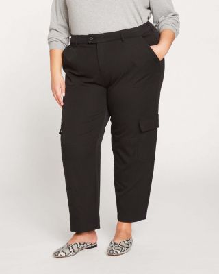 Plus Size Karlee Stretch Cotton Twill Cargo Pants