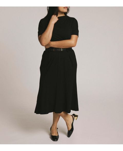Женская юбка Universal Standard Plus Size Carla Ponte, цвет: Чёрный