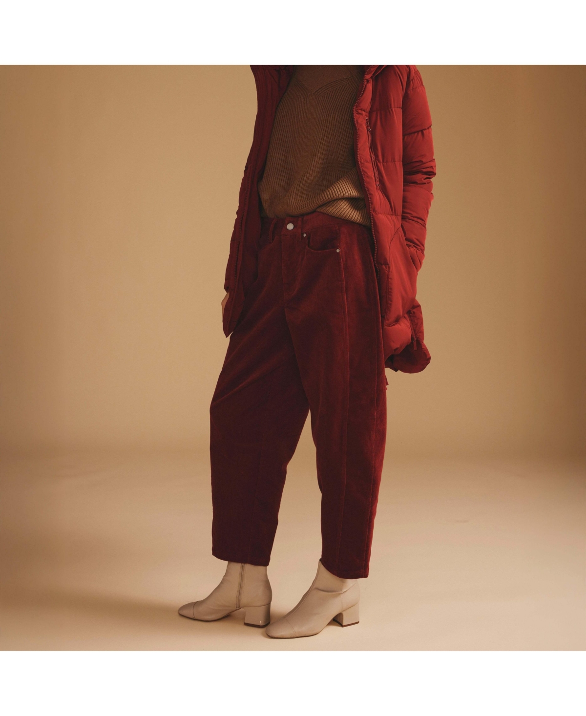 Universal Standard Women's Dakota Twisted Leg Corduroy Pants