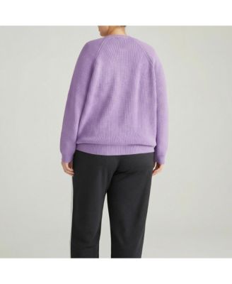 Women's Plus Size Better-Than-Wool Zip Cardigan Sweater