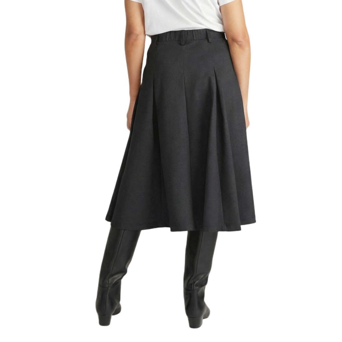Universal Standard Plus Aleya Pleated Ponte Skirt