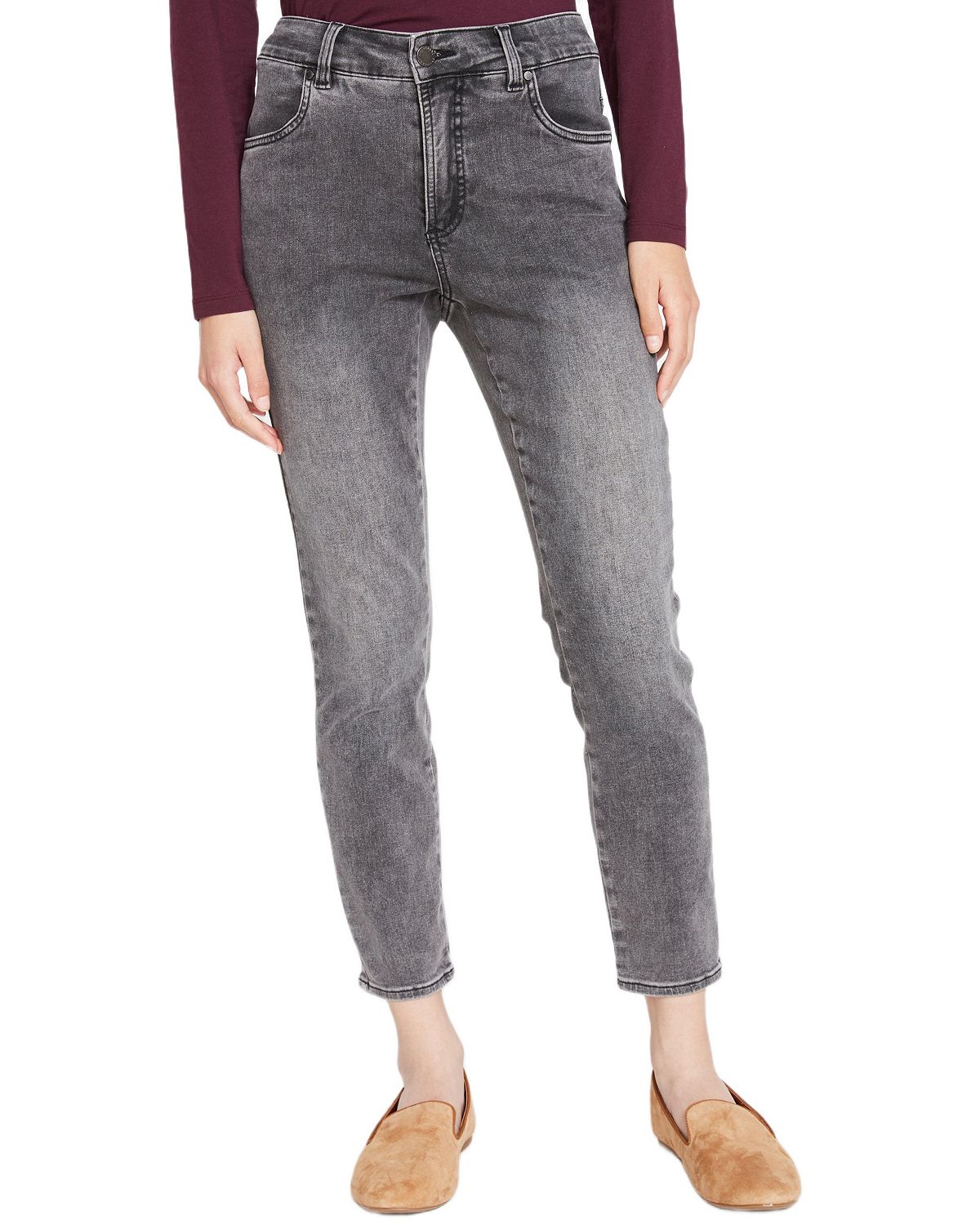 Universal Standard Women's Seine High Rise Skinny Jeans view 4 — MAYCSS fashion products