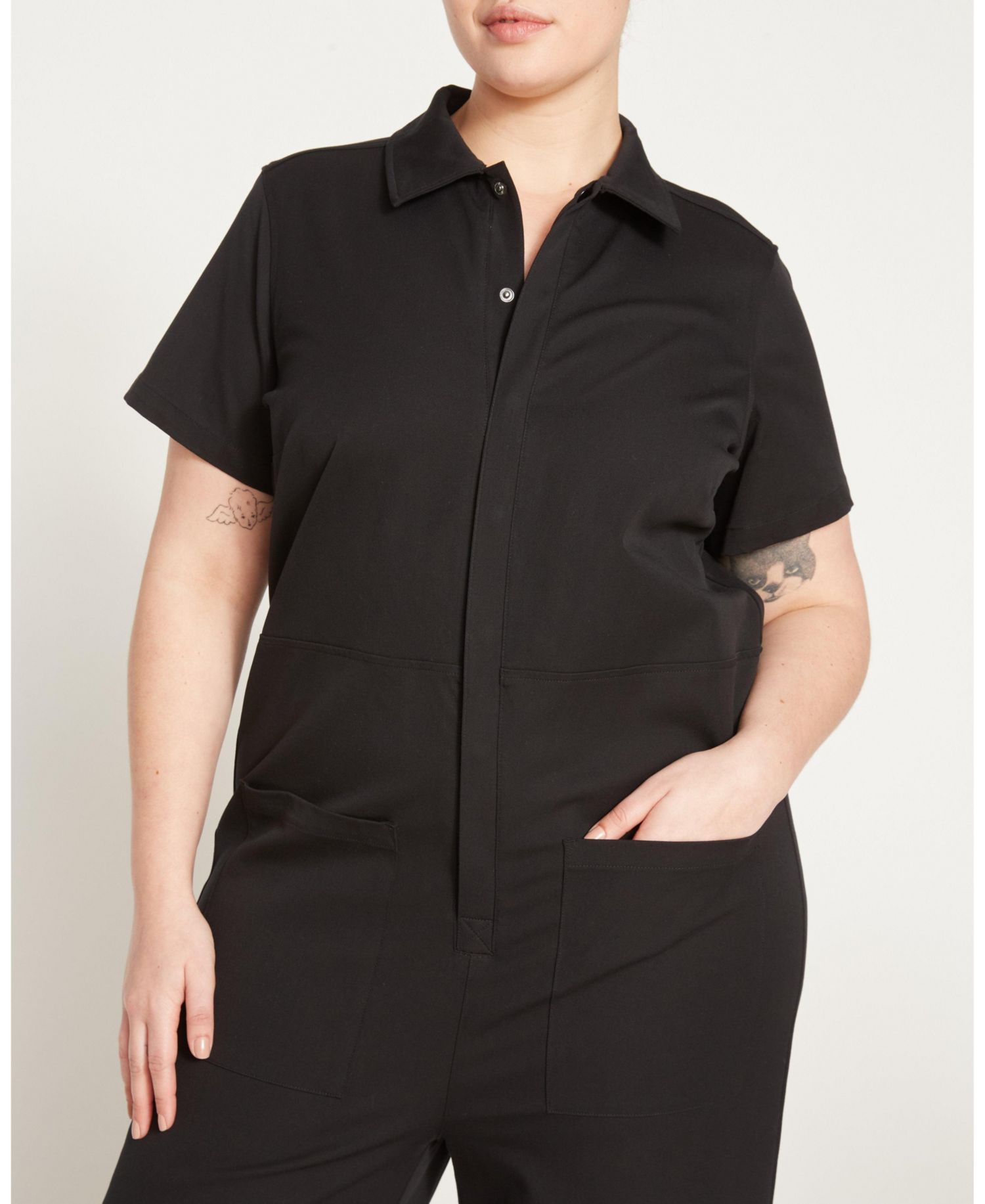 Women's Kate Stretch Cotton Twill Jumpsuit