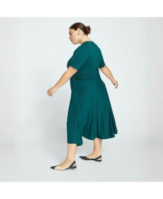 Plus Size Devi Liquid Jersey Dress