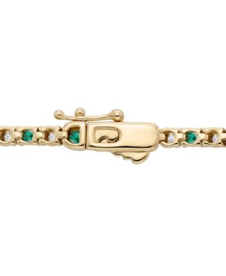 Multi-Gemstone Bracelet in 14k Gold Over Sterling Silver (Also in Sterling Silver)