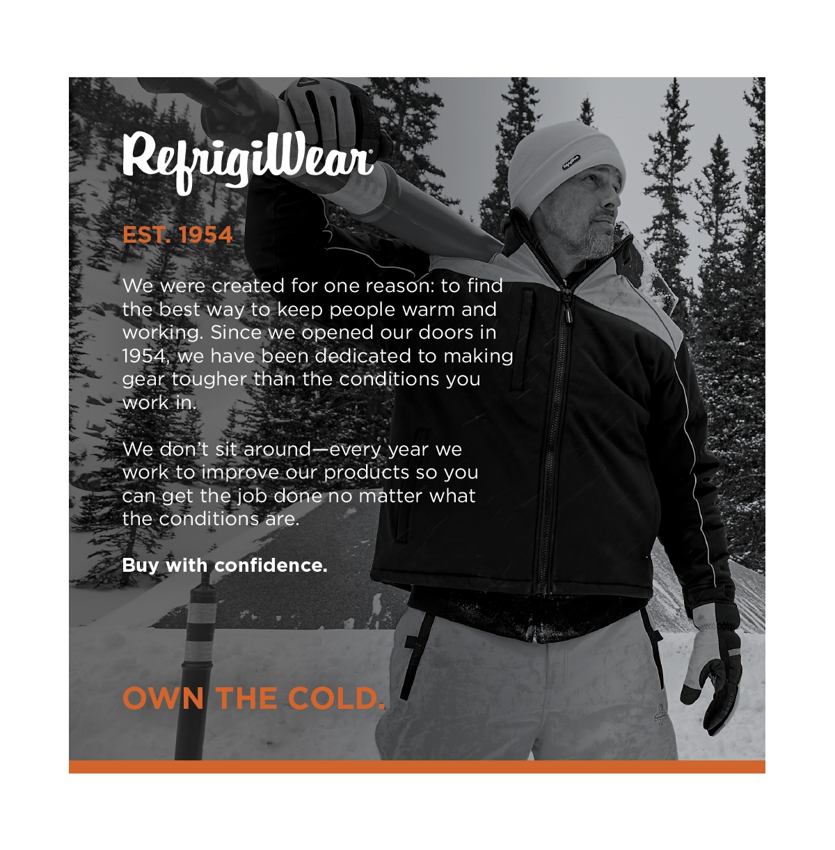 RefrigiWear Men's Warm Lined Fiberfill Freezer Edge Insulated Gloves