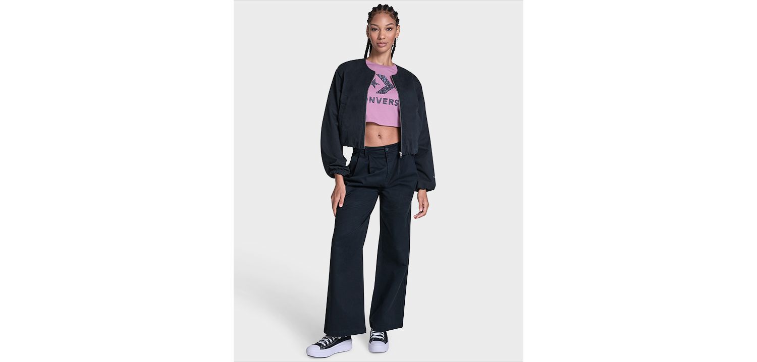 Women's Bubble Sleeve Bomber Jacket
