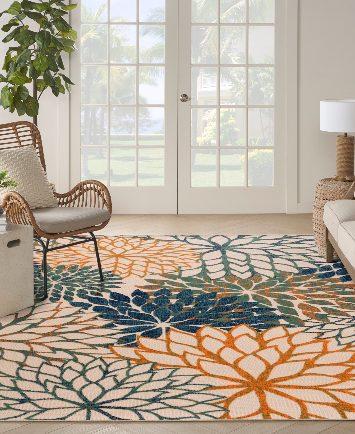 Nourison Home Aloha ALH05 7'10"x10'6" Area Rug