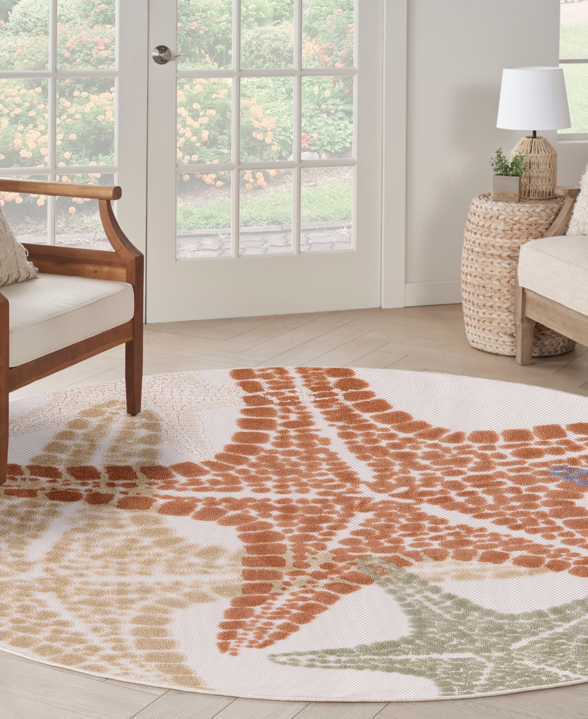 Nourison Home Aloha ALH28 7'10"x7'10" Round Area Rug