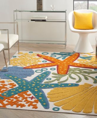 Aloha ALH24 3'6" x 5'6" Outdoor Area Rug