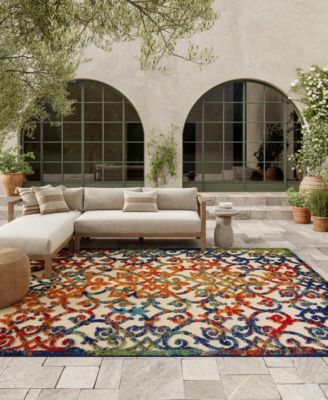 Aloha ALH21 7'10" x 10'6" Outdoor Area Rug