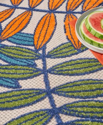 Aloha ALH18 Multi 5'3" Round Rug