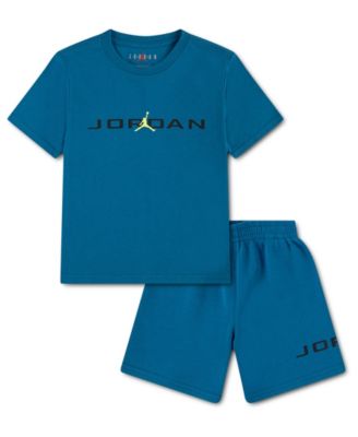 Boys' 4-7X Stretch T-Shirt & Shorts, 2-Piece Set