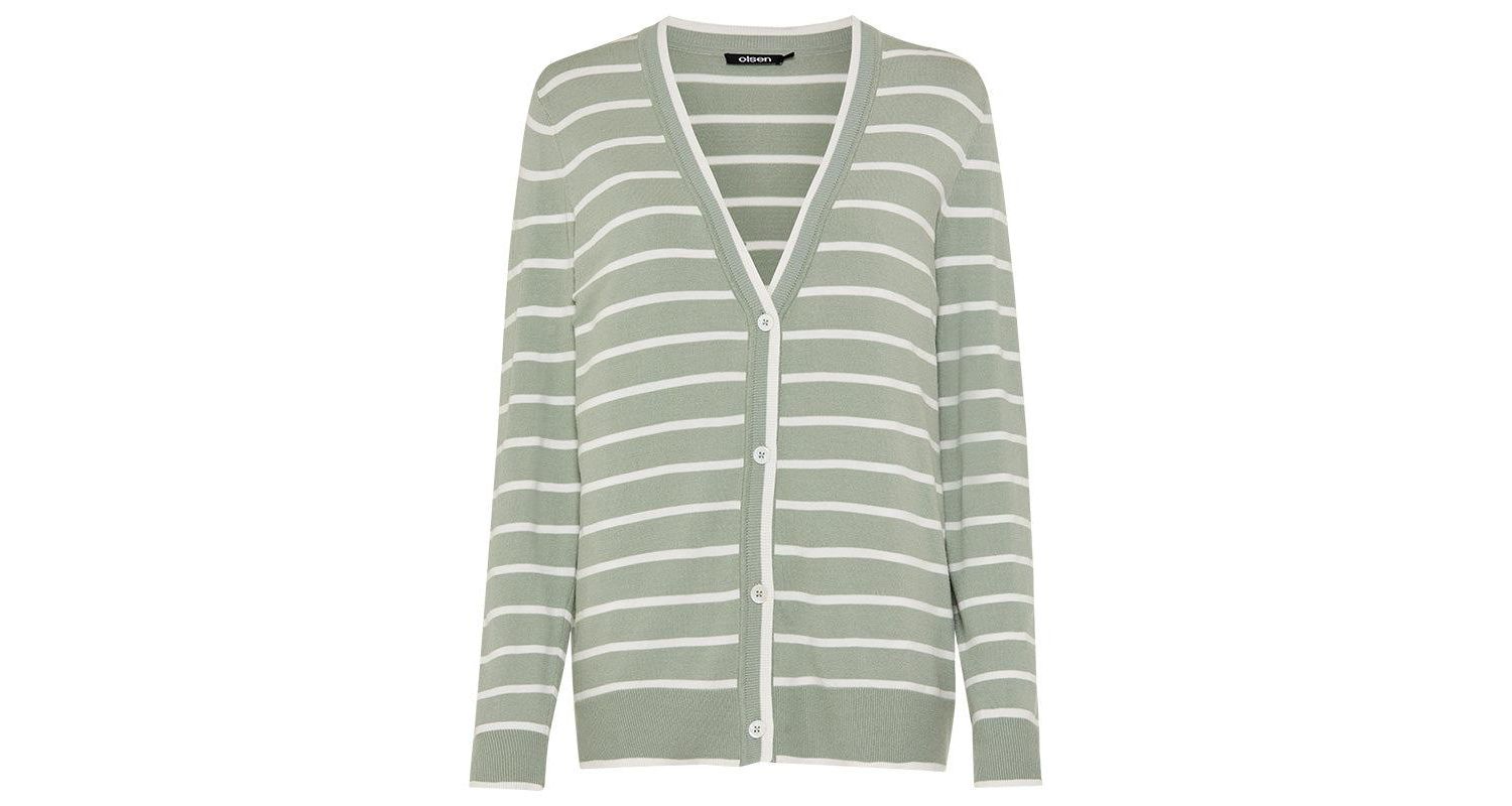 Women's Striped Cardigan