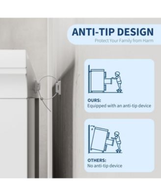 6 Drawer Dresser for Bedroom, Waveform Fluted Chest with Large Drawer, Wooden Chest of Storage Cabinet, Fluted Dressers for Bedroom Living Room