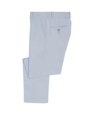 Boys' 8-20 Tri-Blend Linen Zip Closure Suit Pants