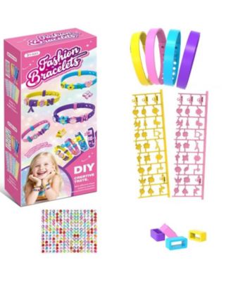 DIY Bracelet Making Kit for Girls - Easy-to-Use, Simple Design Arts & Crafts Set for Birthday Parties, Playdates & Daily Wear, for Kids