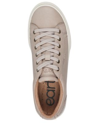 Women's Dailey Leather Low Profile Lace-Up Sneakers