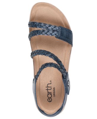 Women's Stellon Braided Strappy Flat Sandals