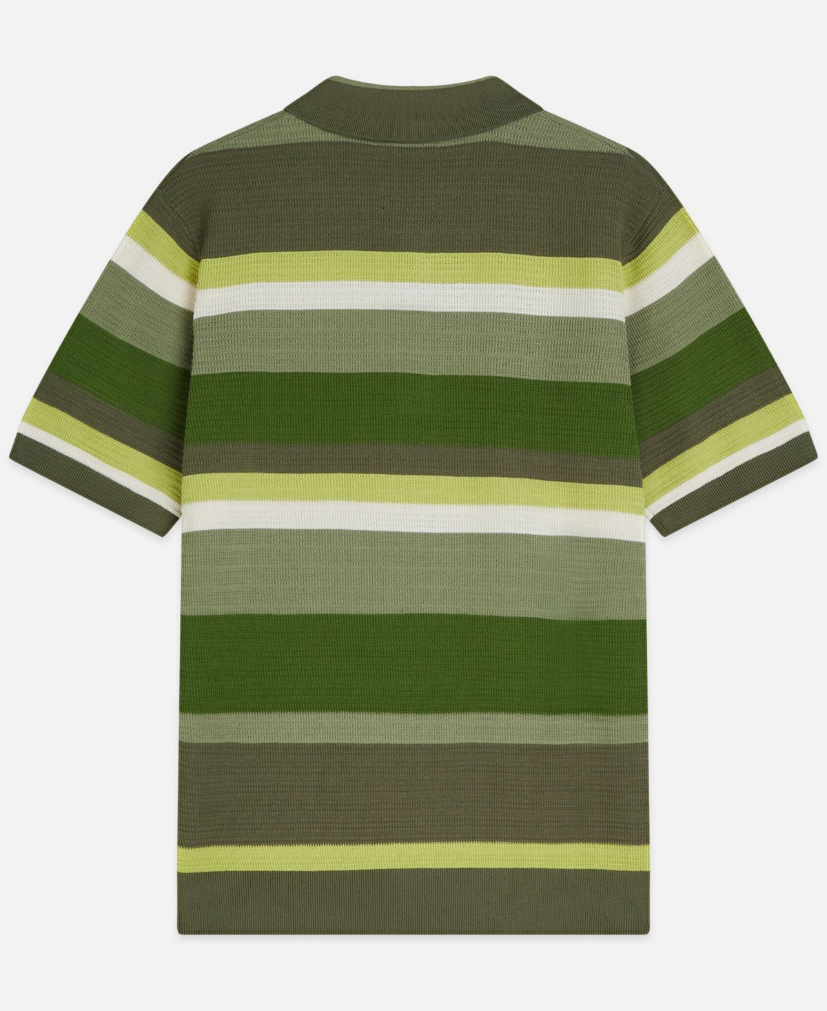 Scotch & Soda Men's Striped Knitted Polo Shirt