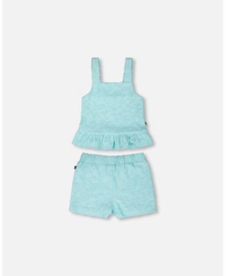 Toddler Girls Terry Tank Top with Shorts Set
