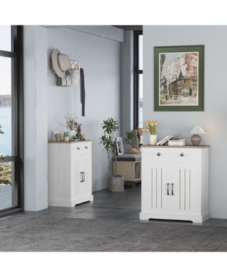 Kitchen Storage Cabinet, Modern Buffet Cabinet with Storage, Coffee Bar with 2 Drawers and 2 Doors