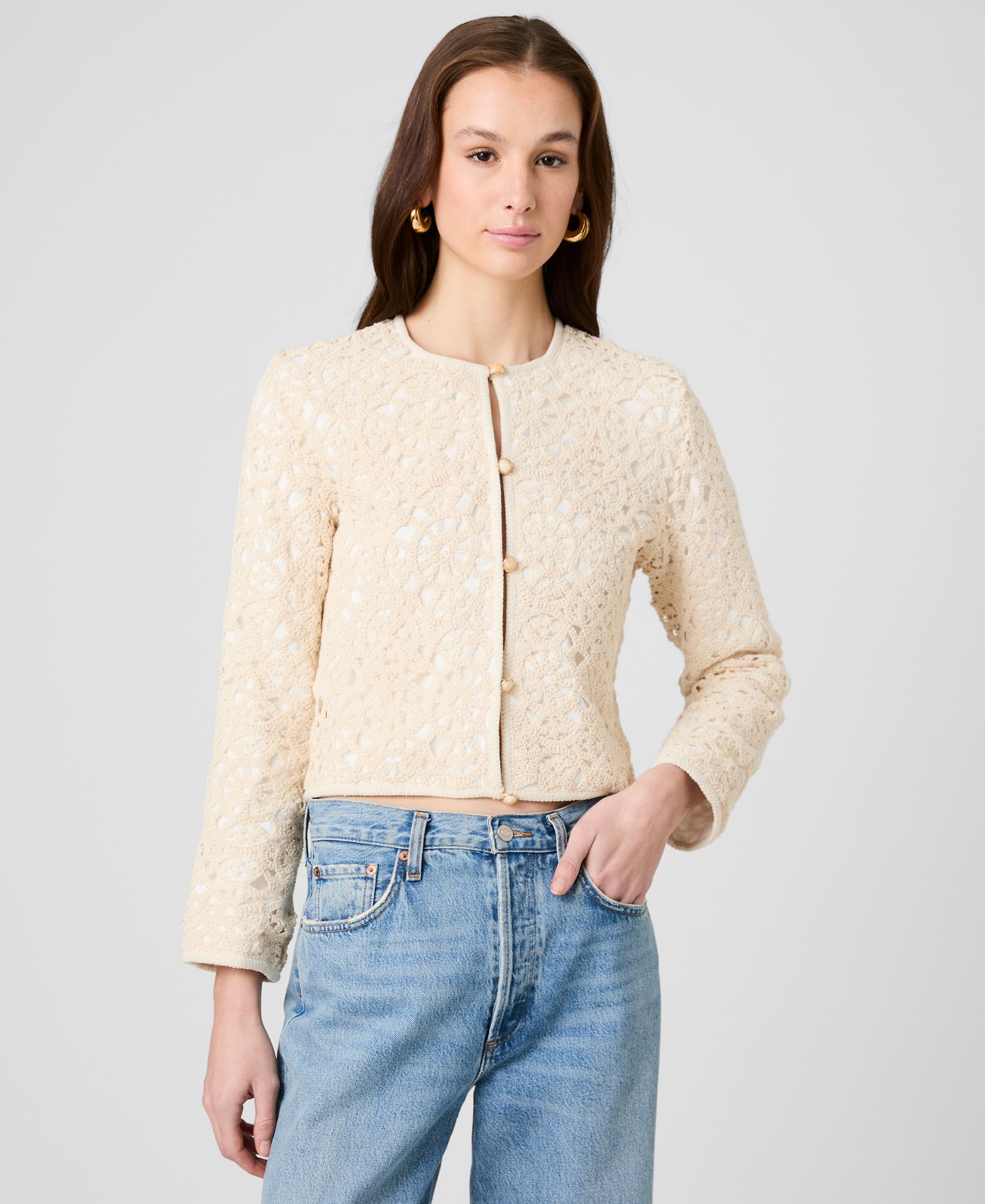 Women's Textured Slim Fit Jacket