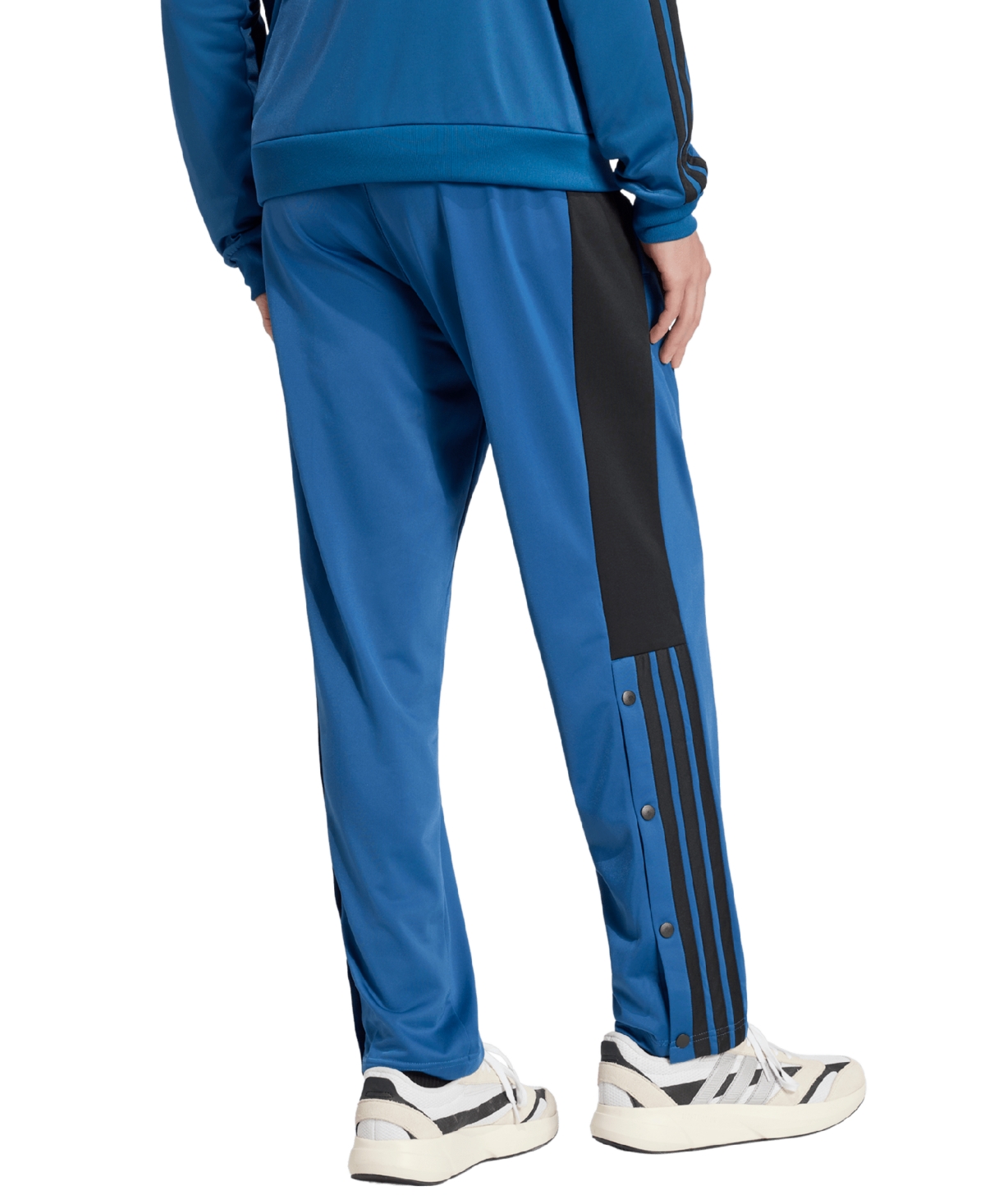 adidas Men's Stripe Logo Snap Pants