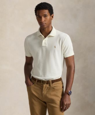 Men's Custom Slim-Fit  Mesh Polo Shirt