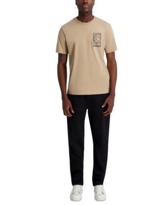 Men's Rubberized Textured Printed T-Shirt