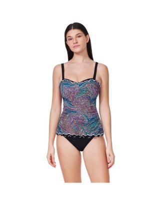 Women's Layla Tricolore D-Cup Tankini Top