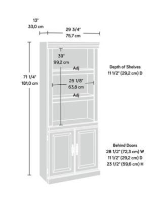 High 3-Shelf Wooden Bookcase with Storage Drawer