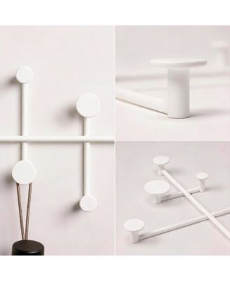 Minimalist Metal Wall Hook Rack 10 Hooks