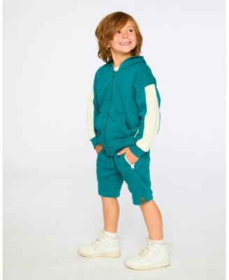 Toddler Boys Hooded French Terry Cardigan