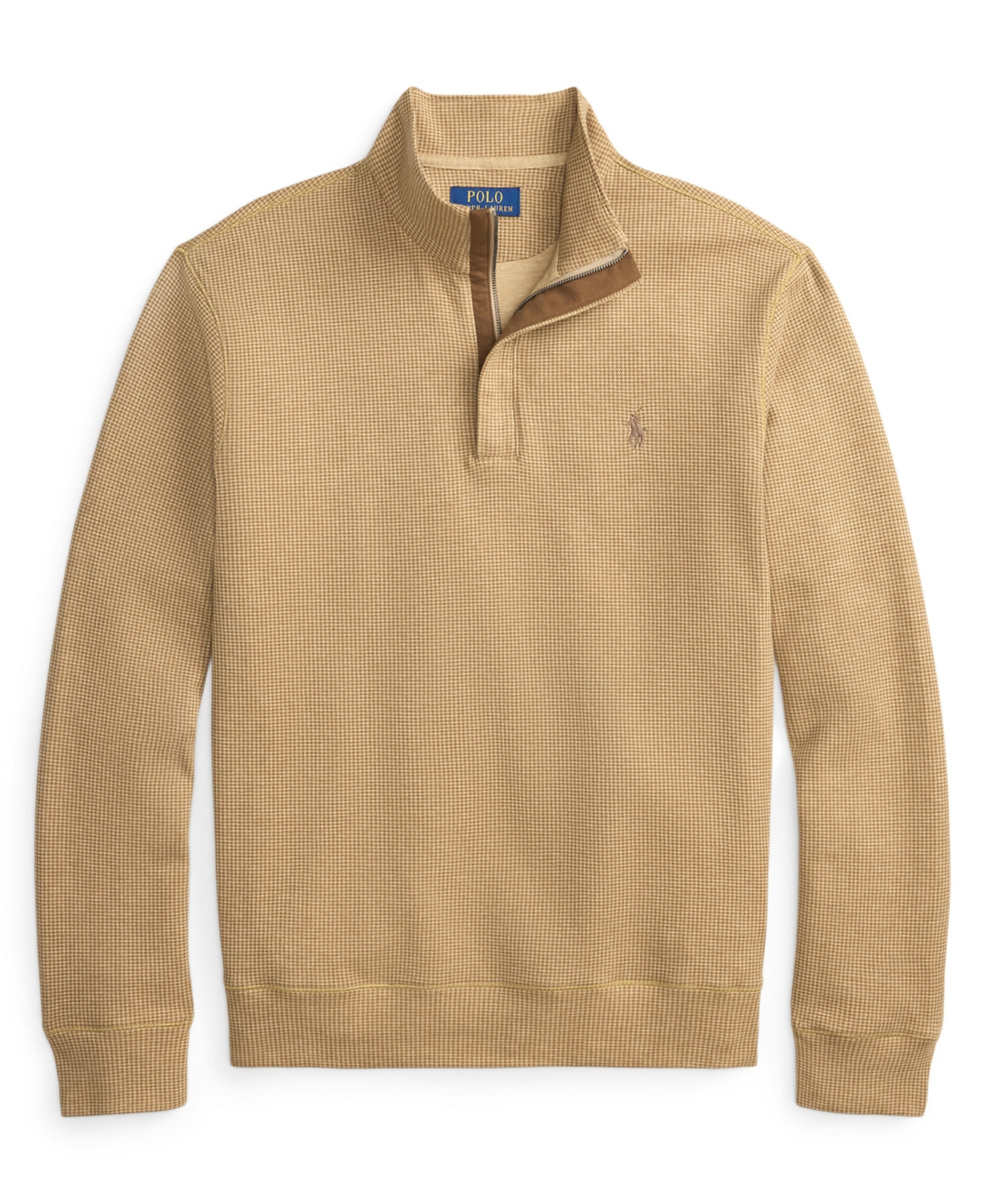 Polo Ralph Lauren Men's Luxury Jersey Quarter-Zip Pull-On Sweater