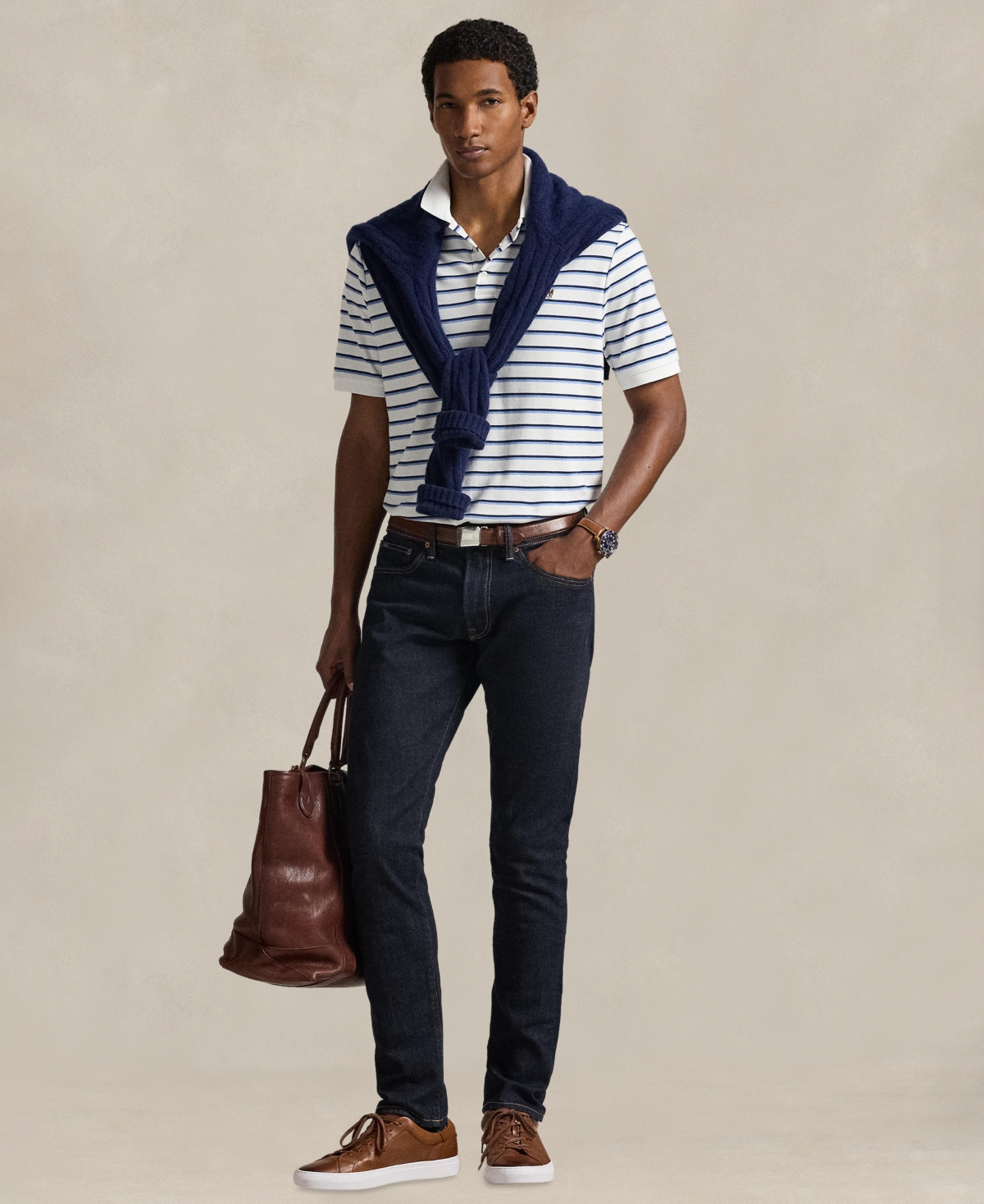 Polo Ralph Lauren Men's Short-Sleeve Classic-Fit Striped Shirt