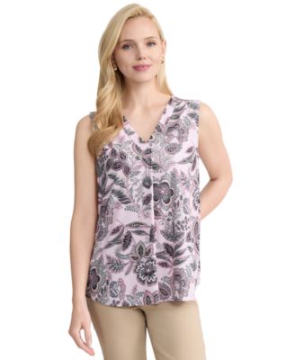Women's Sleeveless V-Neck Top