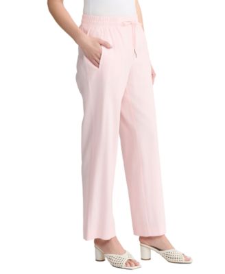 Women's Linen-Blend Pull-On Pants