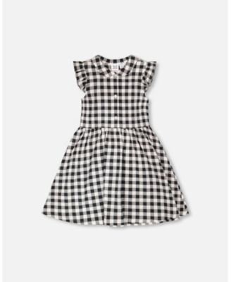 Girl Sleeveless Button Down Dress - Toddler|Child