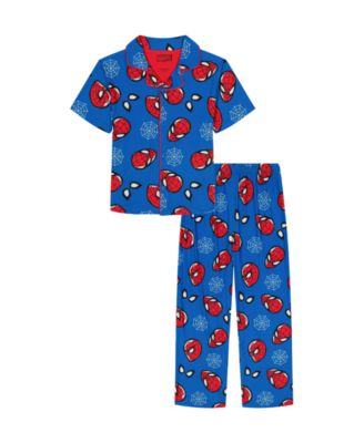 Boys' 4-10 Sketchy Spider Short-Sleeve Shirt and Pajama Pants, 2-Piece Set
