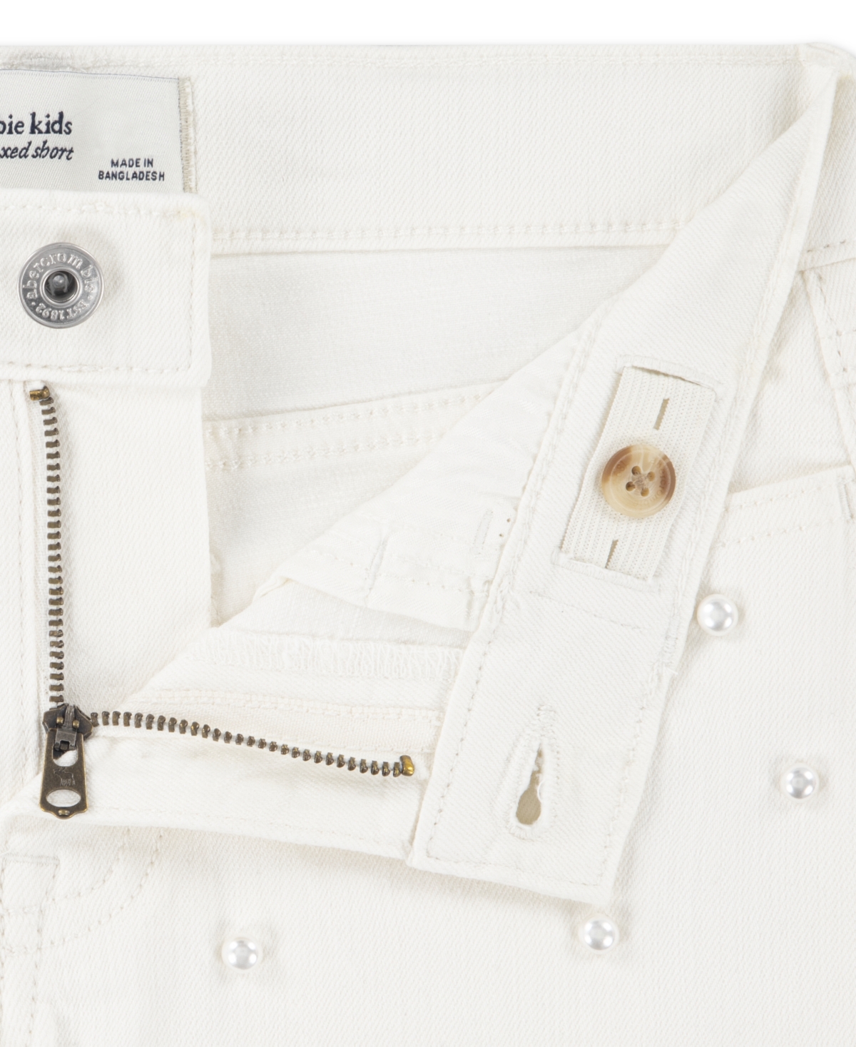 abercrombie kids Girls' 5-18 Pocket Detail Twill Shorts